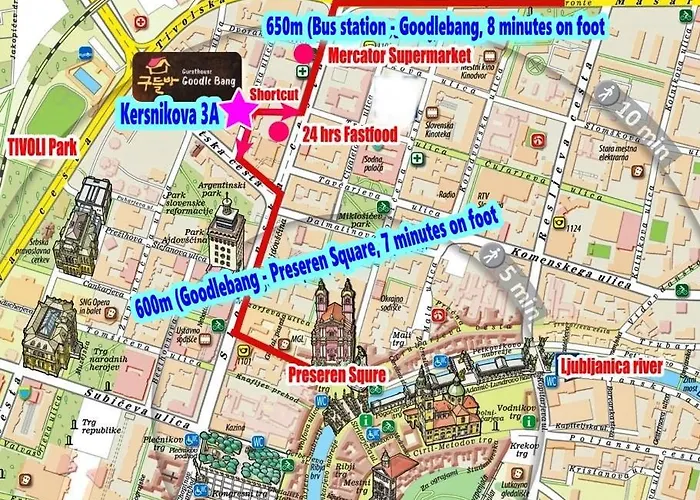 Goodlebang, 3 Bed Apartment, Center アパート *